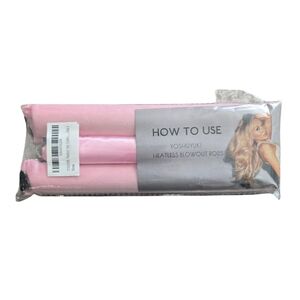 Yoshuyuki Pink Heatless Blowout Rods NWT